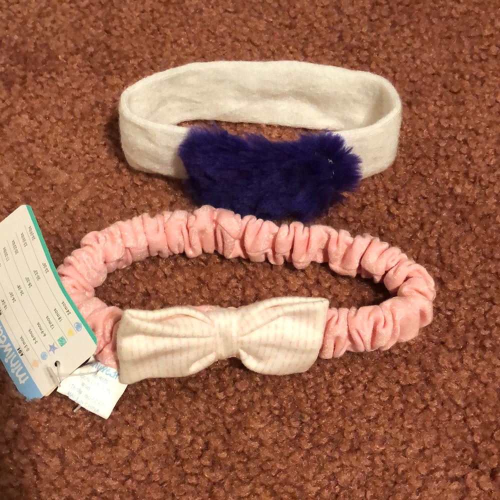 (2) Girls headbands